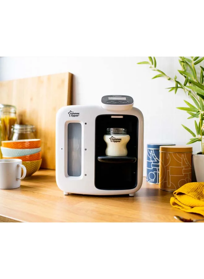 tommee tippee Perfect Prep Machine, Instant And Fast Baby Bottle Maker With Antibacterial Filter, White