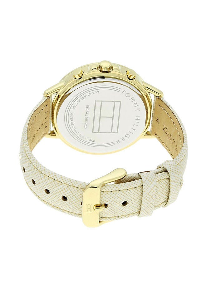 تومي هيلفيغر ساعة يد كارلي بعقارب وسوار من الجلد طراز 1781790 للنساء - Image 2