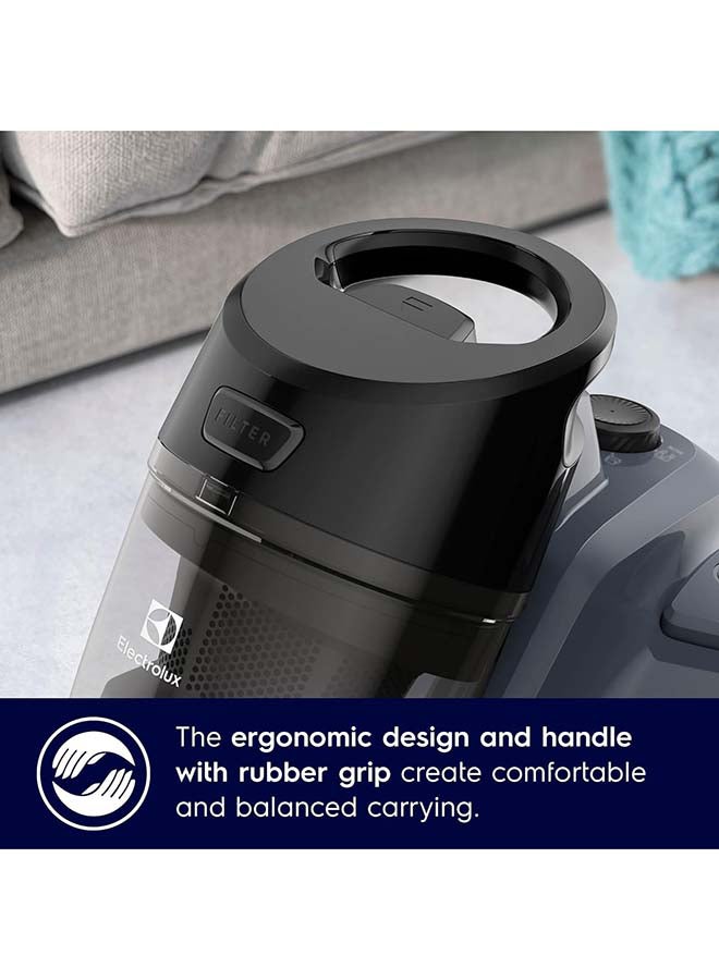 Electrolux - Canister Bagless Vacuum Cleaner With 4 Steps Filtration And Washable Filter For Pet Hair, Carpet, Tile, Hard Floor, 1.8L Dust Capacity, Easy Emptying With Single Button Release 2000 W EC41-2DB Denim Blue - Image 1