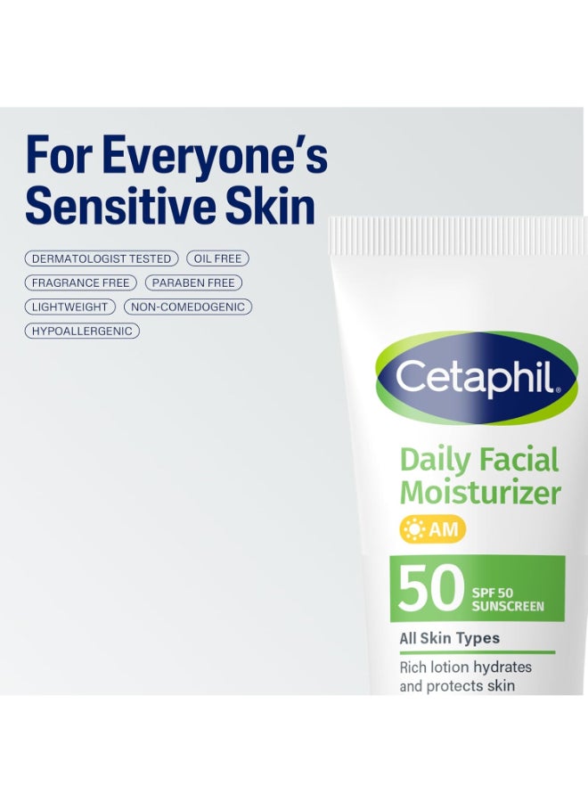 Cetaphil - Daily Facial Moisturizer Spf50 (50Ml) 50ml - Image 1