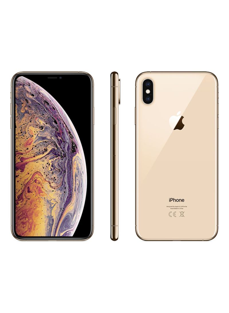 أبل - مستعمل ومجدد هاتف آيفون XS مع تطبيق فيس تايم بلون ذهبي بذاكرة روم 64 جيجابايت ويدعم تقنية 4G LTE - Image 1