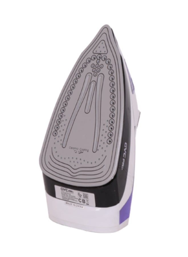 gvc pro Steam Iron 2200W 2200 W GVC-3925 Purple/Black/White - Image 2