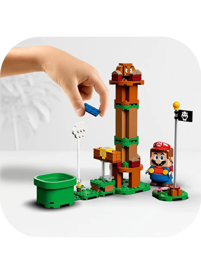 LEGO Super Mario™ Adventures With Mario Starter Course Building Kit, Collectible, Creative Gift Toy For Kids, Unique, Interactive Lego Set Featuring Lego Mario™, Bowser Jr. And Goomba Figures, Suitable For 6+ Years (231 Pieces) 71360