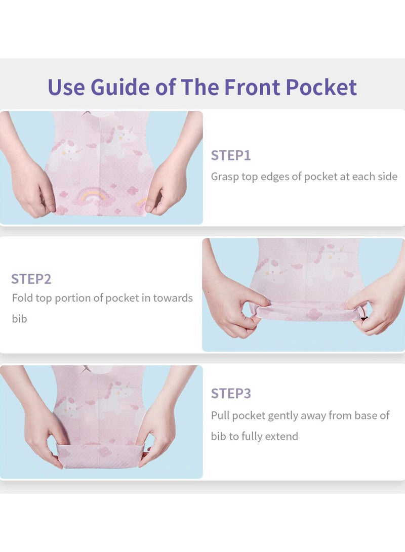 Pack Of 20 Disposable Baby Bibs - Pink - pnsku/N39597781A/45/_/1706170138/4edacd19-d590-4f29-b3b8-a688be1beb31