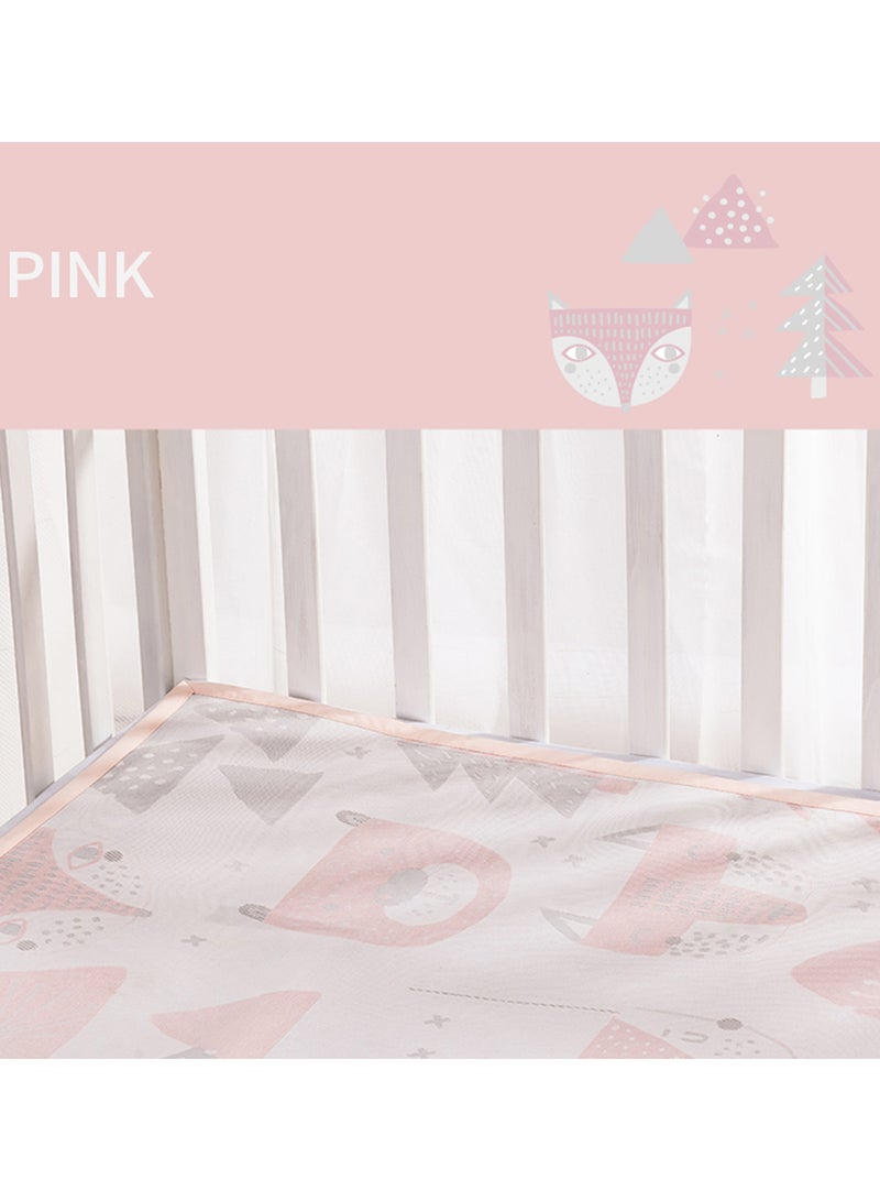 Sunveno - Baby Mattress Protector Multipurpose Mat - Pink - L - Image 1