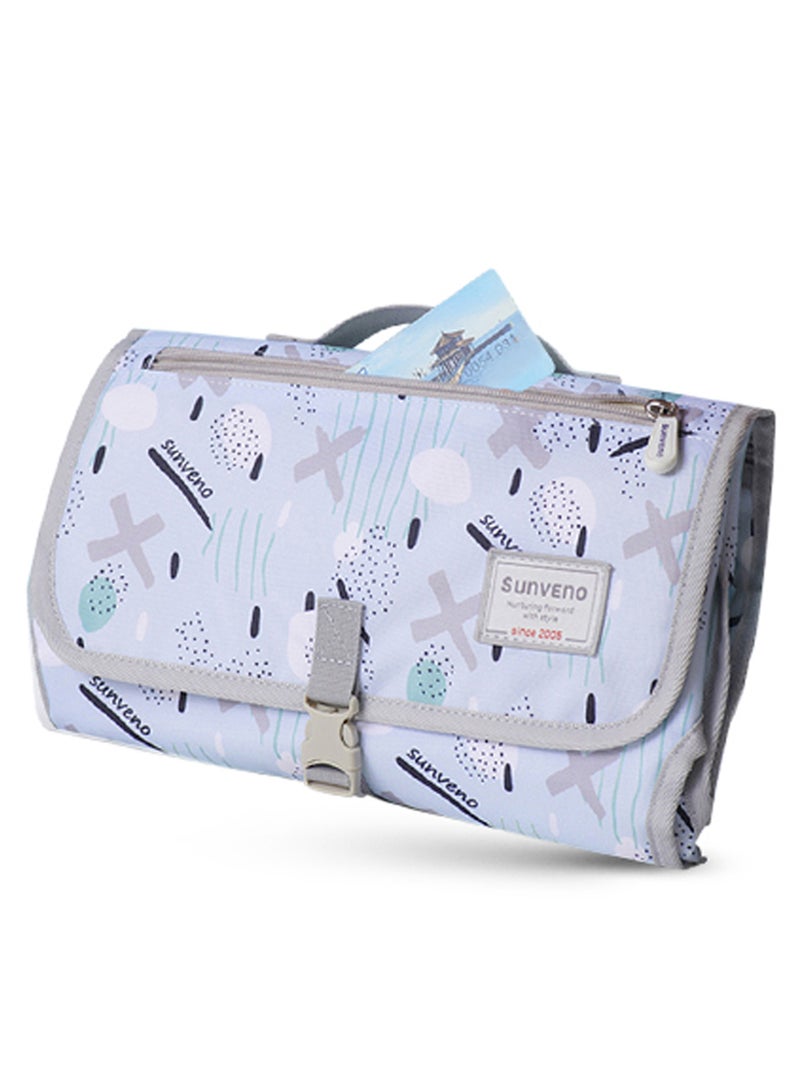 Sunveno - Diaper Changing Pad Clutch Kit - Blue - Image 1
