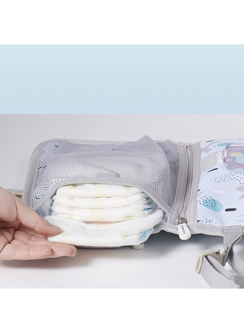 Sunveno - Diaper Changing Pad Clutch Kit - Blue - Image 1
