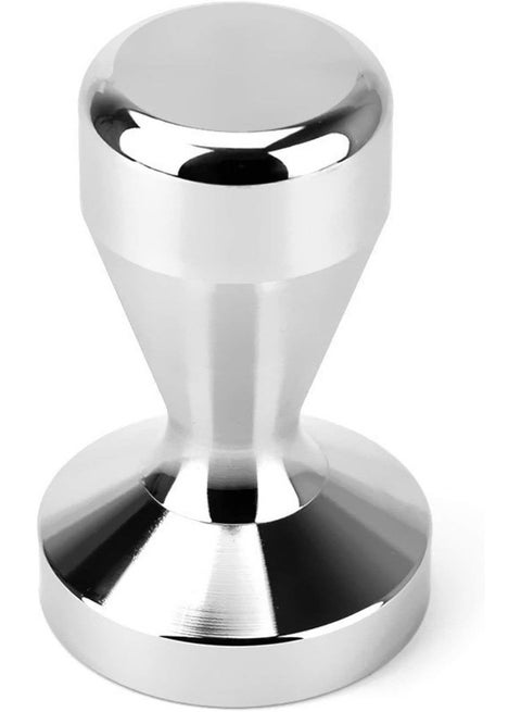 SKY-TOUCH Espresso Tamper, Coffee Machine Stainless Steel Base and Handle Heavy Duty Solid Espresso Coffee Bean Tamper Silver 51mm