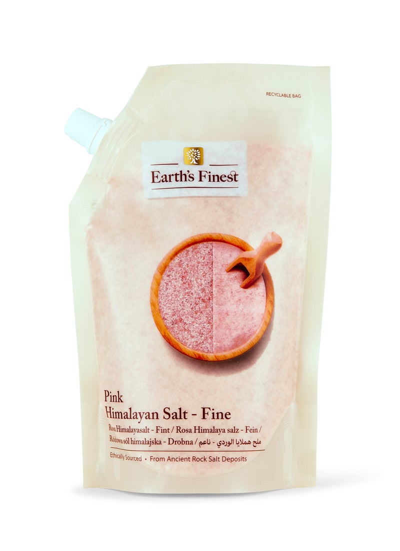 Earth's Finest Pink Himalaya Fine Salt 500grams - Image 1