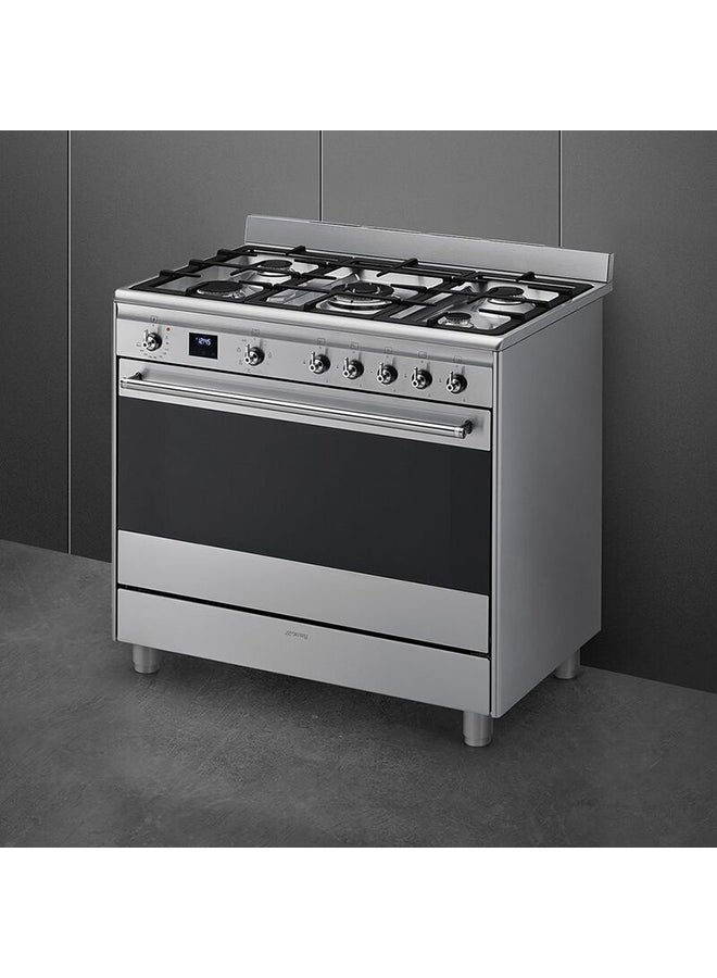 smeg - SMEG Concert Cooker 90 cm SSA91MAX2 Stainless Steel - Image 1