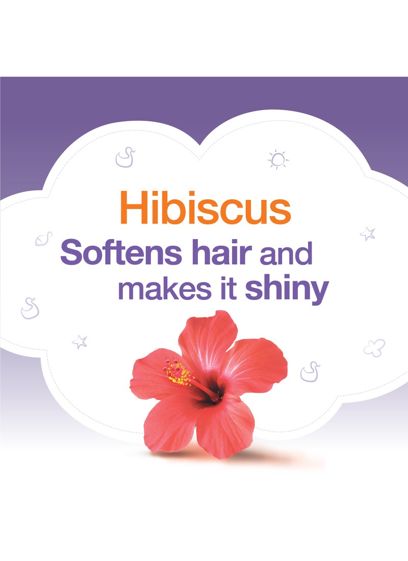 هيمالايا مجموعة من عبوتين شامبو لطيف للأطفال بالكركديه والحمص - (400 مل، 200 مل) - Image 3