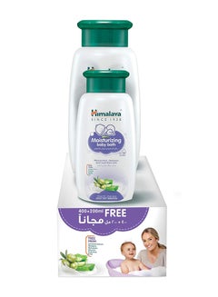 Himalaya Pack Of 2 Moisturizing Baby Bath With Olive Oil And Aloe Vera - (400ml, 200ml)  - Image 1