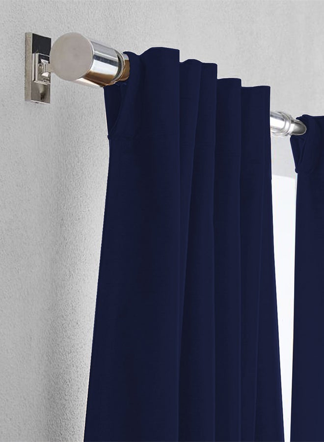 In-House Linen uot Curtain for Livingroom Brown 250x140cm - Image 3
