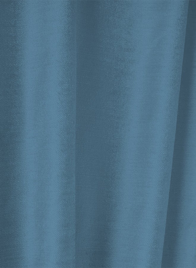 In-House Linen uot Curtain for Livingroom Dark Pink 250x140cm - Image 4