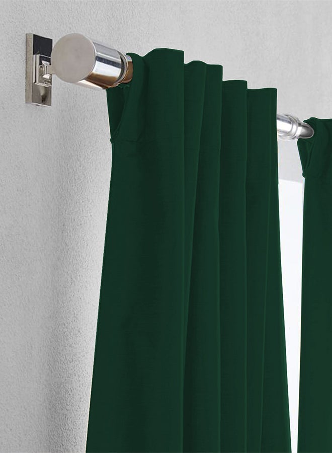 In-House Linen uot Curtain for Livingroom Dark Brown 270x140cm - Image 3