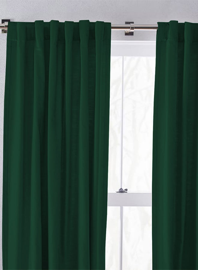 In-House Linen uot Curtain for Livingroom Dark Brown 240x140cm - Image 2