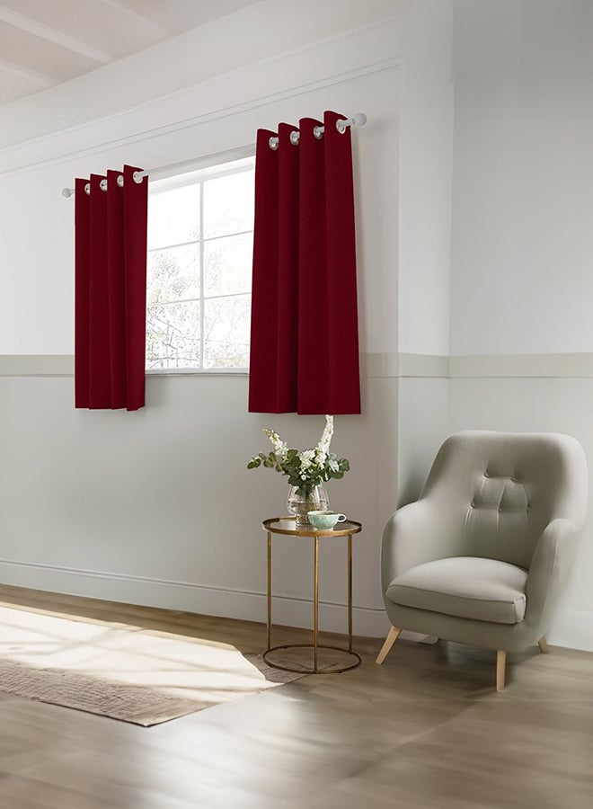In-House Linen uot Curtain for Livingroom Turquoise 290x140cm - Image 1