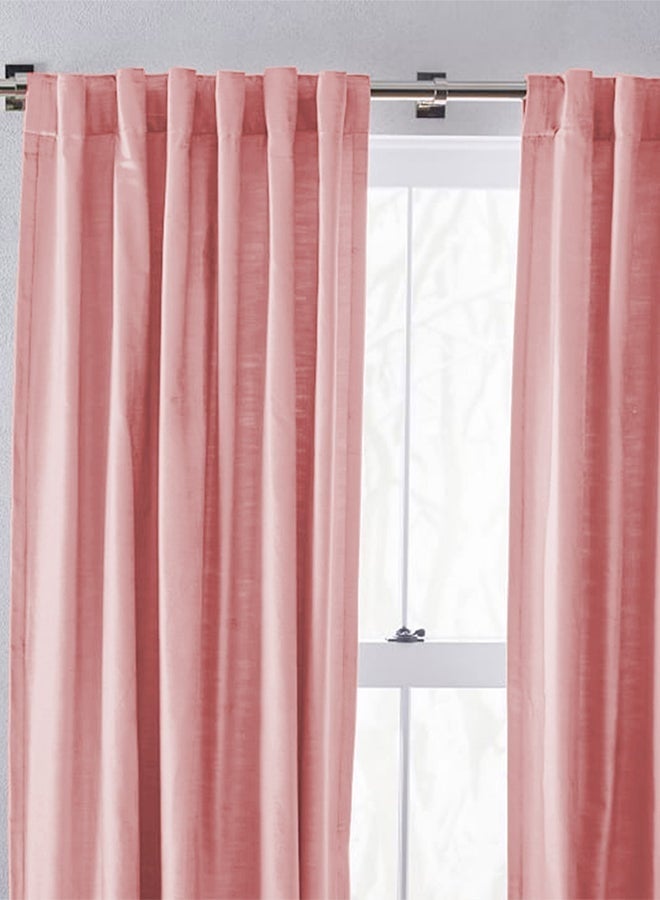 REGAL IN HOUSE Velvet Balckout Curtain for Livingroom Light Pink 270x140cm - Image 1
