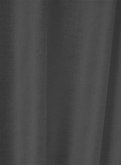 REGAL IN HOUSE Velvet Window Curtain for Bedroom Dark Grey 180x140cm  - Image 4