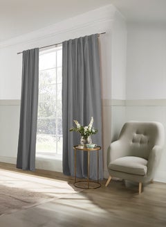 Velvet Velvet Balckout Curtain for Livingroom Grey 280x140cm - pnsku/N39606363A/45/_/1723725338/cff9270e-a0e1-4f4e-8386-dbddb3eefdbc