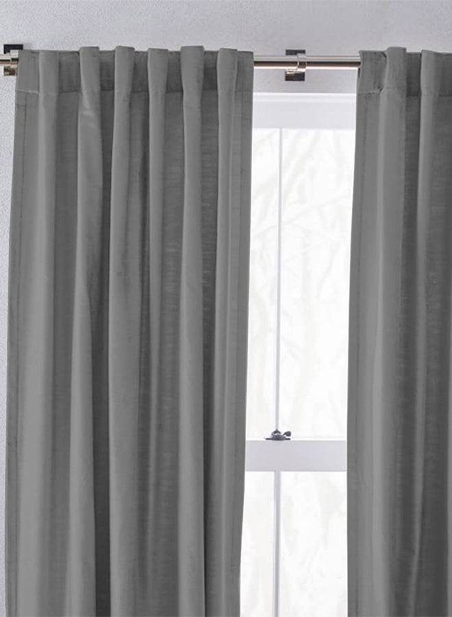 Velvet Velvet Balckout Curtain for Livingroom Grey 280x140cm - pnsku/N39606363A/45/_/1723725392/041a3f45-2365-427d-8671-6fe6c45a72d5