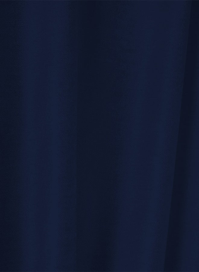 REGAL IN HOUSE Velvet Balckout Curtain for Livingroom Dark Blue 260x140cm  - Image 4