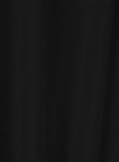 REGAL IN HOUSE Velvet Velvet Balckout Curtain for Livingroom Black 280x140cm  - Image 4