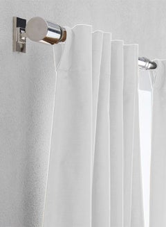 REGAL IN HOUSE Velvet Balckout Curtain for Livingroom White 270x140cm  - Image 3