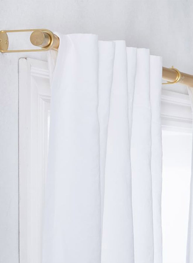 In-House Gabir out Curtain for Livingroom White 200x140cm - Image 3