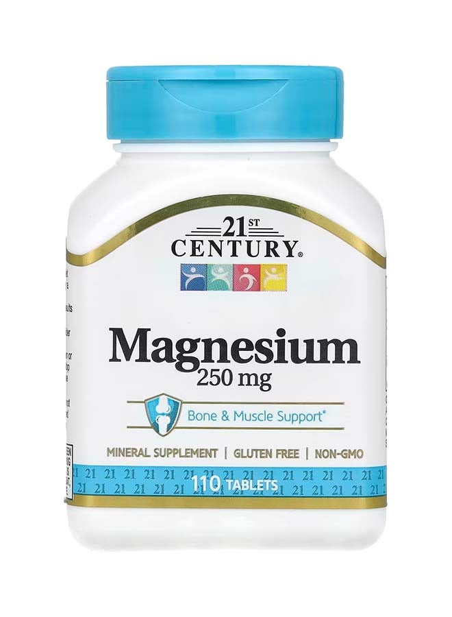 21st Century, Magnesium, 250 mg, 110 Tablets - Image 1