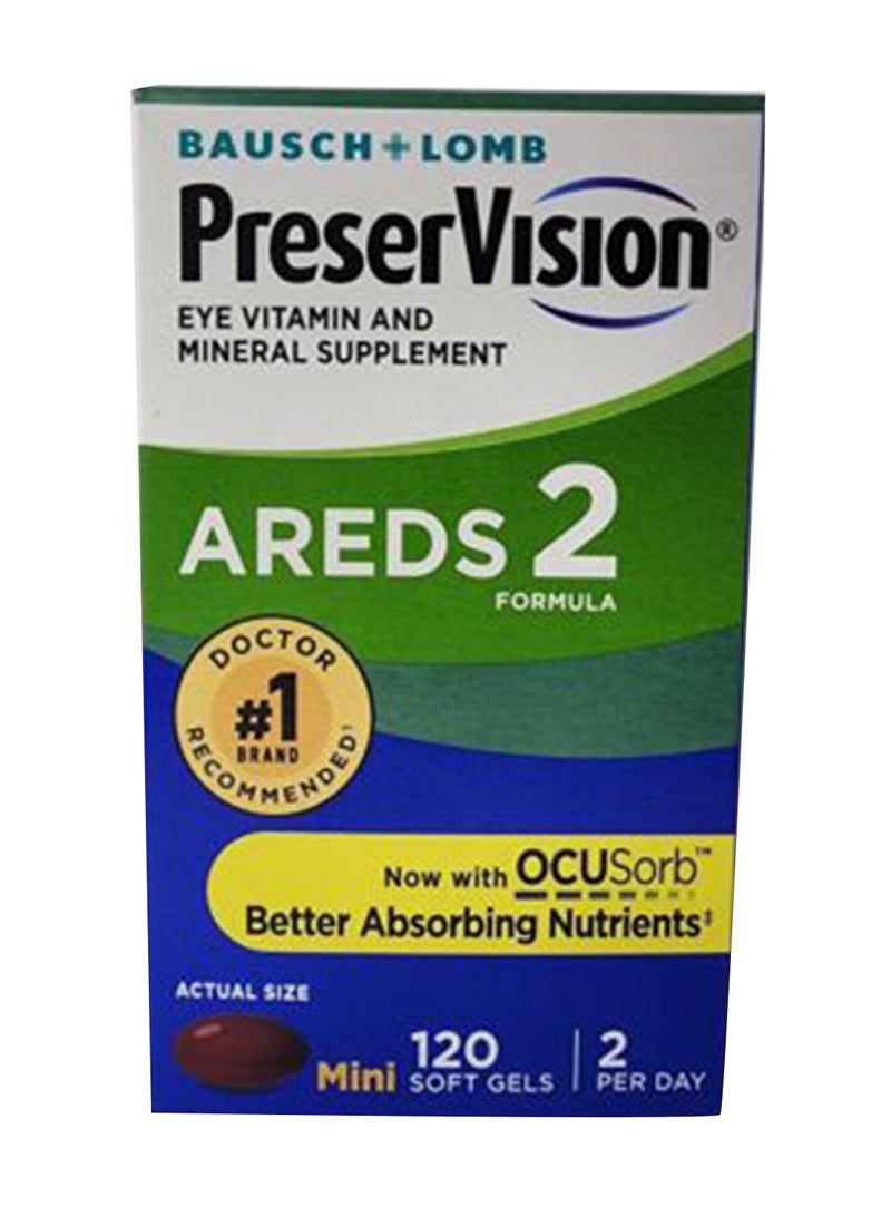 Areds 2 Eye Vitamin And Mineral Supplement - 120 Softgel - pnsku/N39643497A/45/_/1732771362/46fe3a67-a356-4dae-a2ad-9e2a9a75af8a