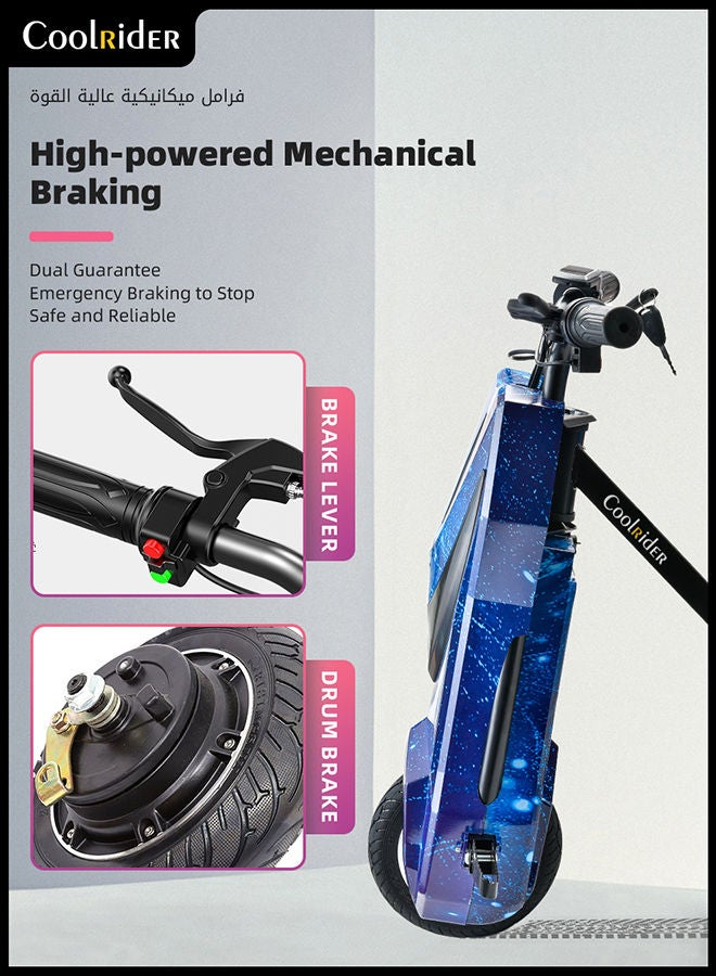 Cool Rider - 24V High-Power 360° Drifting Scooter-Adjustable With Bluetooth And Protective Gear 68.5x54x21cm - Image 1