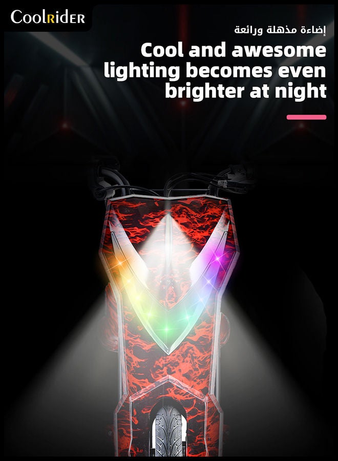 كوول رايدر سكوتر درفت كهربائي بجهد 24 فولت 68.5X54X21سم - Image 4