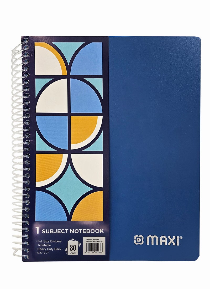 Maxi 1-Subject Heavy Duty Notebook Multicolour  - Image 1