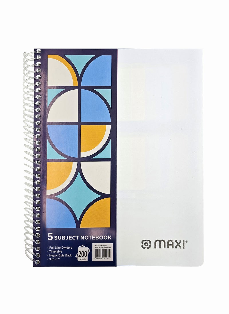 Maxi 1-Subject Heavy Duty Notebook Multicolour  - Image 3