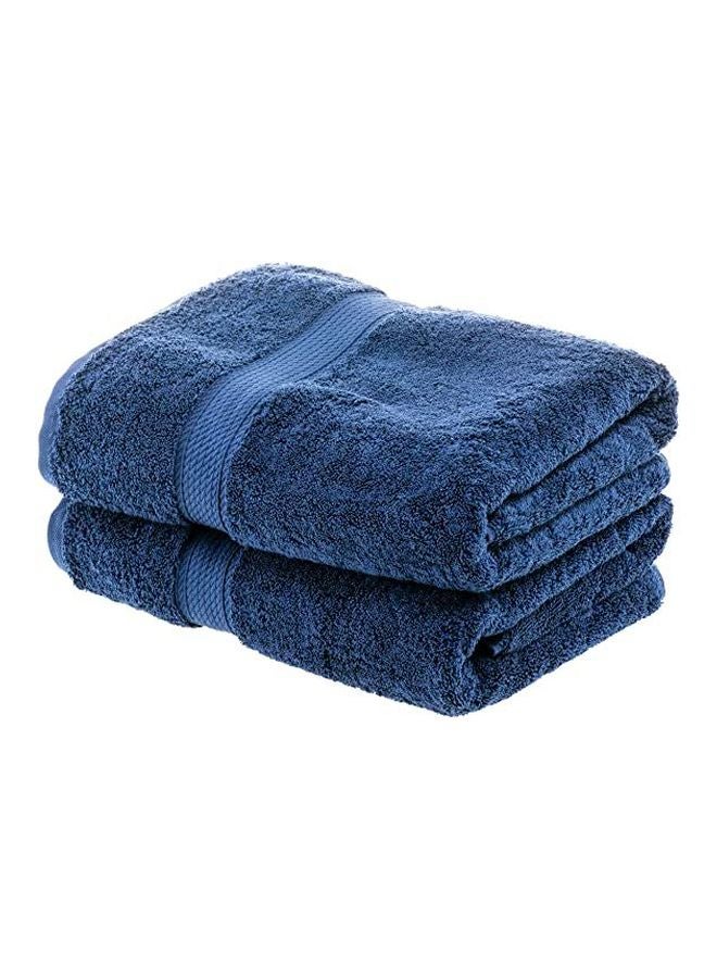 Banotex 2-Piece Cotton Bath Towel Set Blue 50x100cm  - Image 1