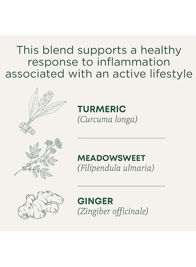Traditional Medicinals Organic Turmeric And Ginger Tea Bags Meadowsweet For Joint Support And Digestion Caffeine Free 16 Tea Bags 32G  - Image 4