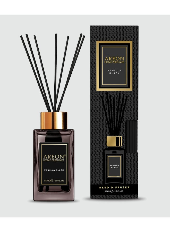 Areon Home Perfume Reed Diffuser Black 85ml - Image 1