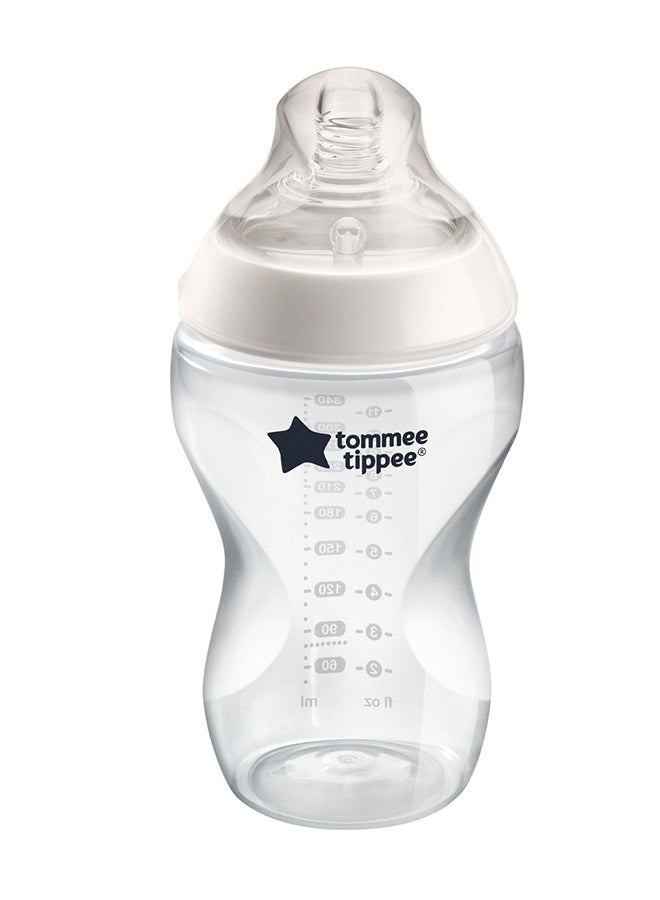 tommee tippee 340ml Natural Start Baby Bottle | Medium-Flow Breast-Like Teat, Anti-Colic Valve | BPA-Free Newborn Bottle - Image 2