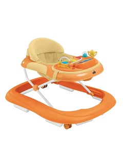 cam Giocando Baby Walker, Kids, Toddler, Push, Learning, Round, Activity Walker, Adjustable, Foldable - Oranges  - Image 1