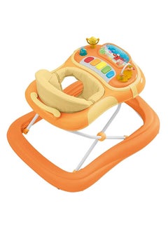 cam Giocando Baby Walker, Kids, Toddler, Push, Learning, Round, Activity Walker, Adjustable, Foldable - Oranges  - Image 2