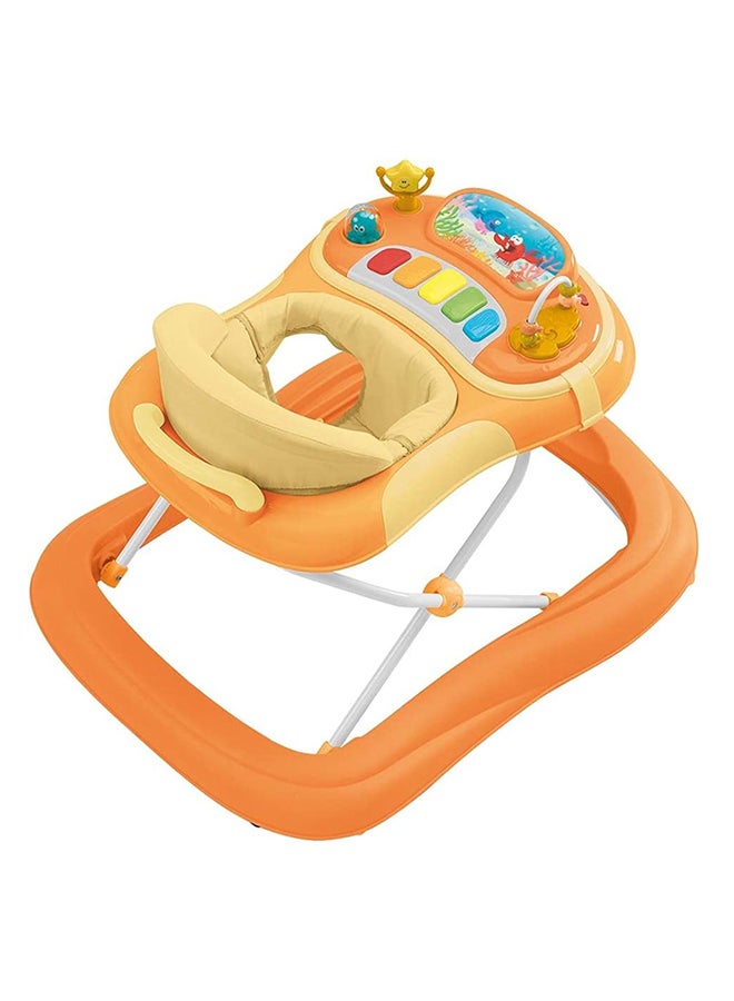 cam - Giocando Baby Walker, Kids, Toddler, Push, Learning, Round, Activity Walker, Adjustable, Foldable - Oranges - Image 1