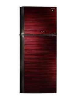 Refrigerator Inverter no Frost With 2 Glass Doors And Plasmacluster - 250 W SJ-GV58A(RD) Red
