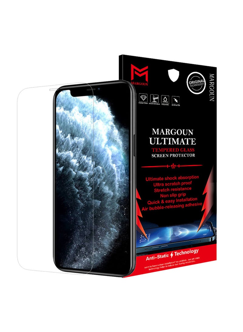 MARGOUN Tempered Glass Screen Protector For Apple iPhone 11 Clear - Image 3