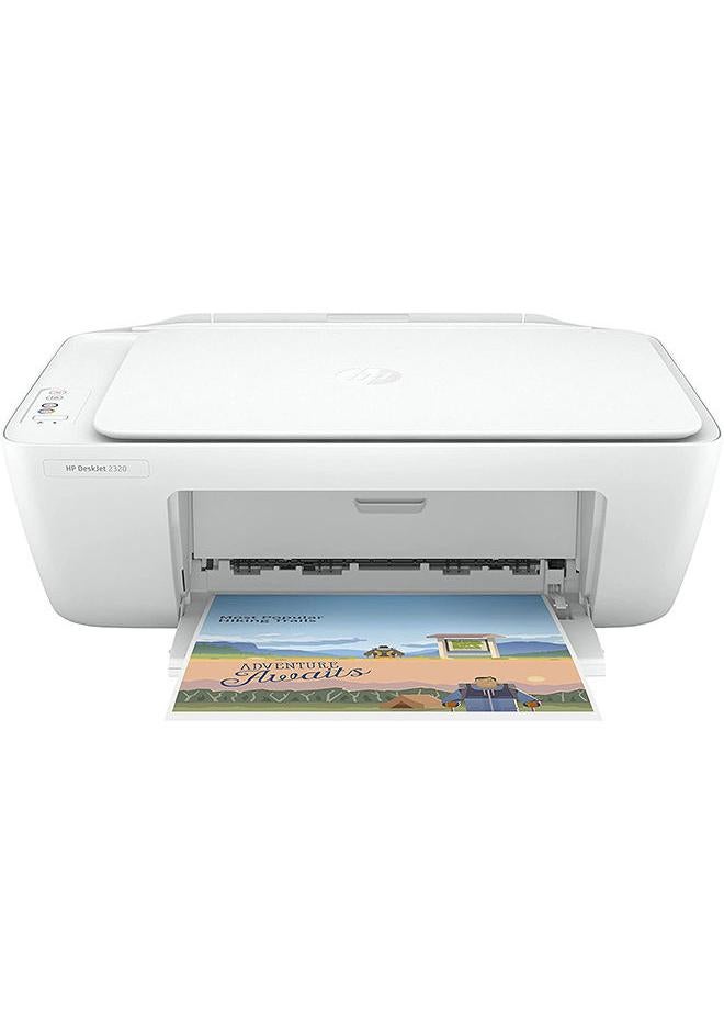 HP DeskJet 2320 All-in-One Printer - Printer Cable Not Included, Print, Copy, And Scan (7WN42B White - Image 1