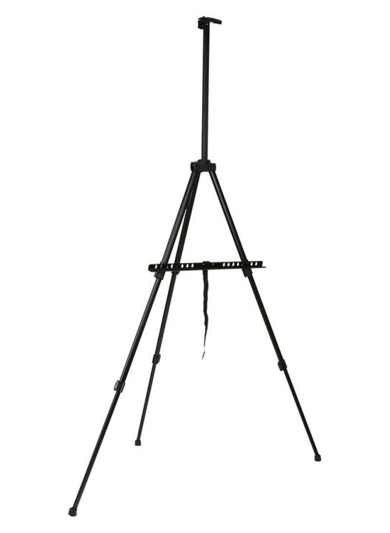 Adjustable Metal Artists Easel Stand Upto 158 cm Black - Image 1