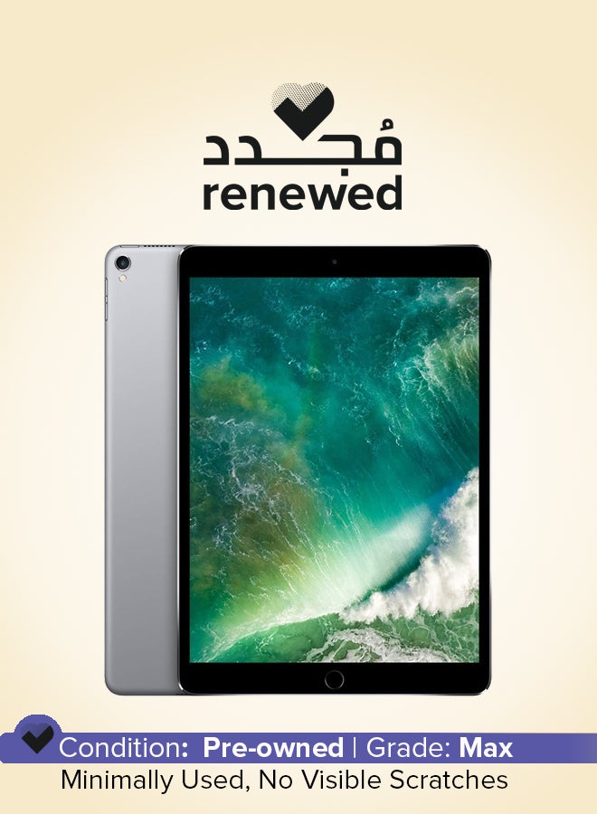 Apple - Renewed - iPad Pro 2017 (1st Gen) 10.5inch 64GB Wi-Fi Space Gray With FaceTime - Image 1