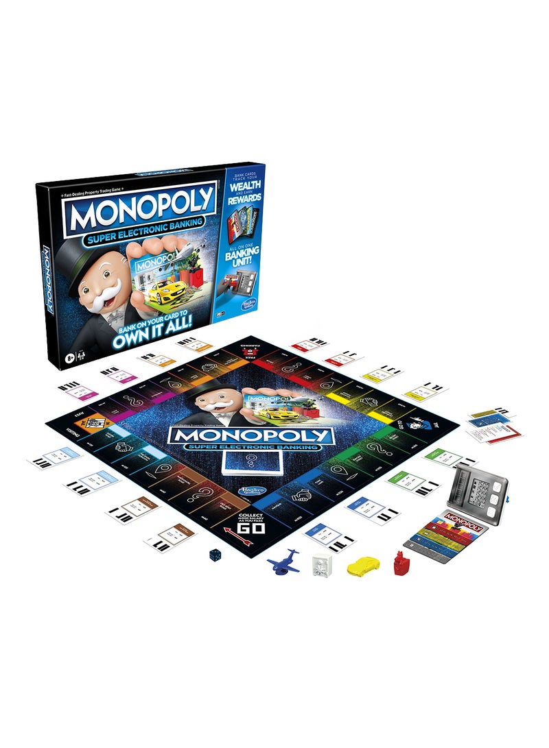 Monopoly Super Electronic Banking Game, Ultimate Rewards Board Game – Digital Cards, Unique Rewards, Property Trading, and Fly to Any Property, Ages 8+ - Image 2