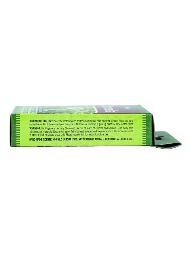 Tulasi Citronella Dhoop Incense Cones for Pooja, Prayer, Meditation & Home Fragrance, 1 Pack Citronella - Image 3