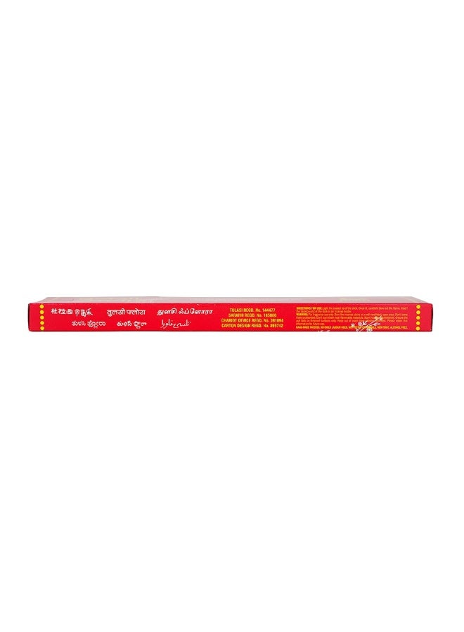 Tulasi Flora Incense Sticks (Agarbatti) for Pooja, Prayer, Meditation & Home Fragrance, 1 Pack 25grams - Image 4